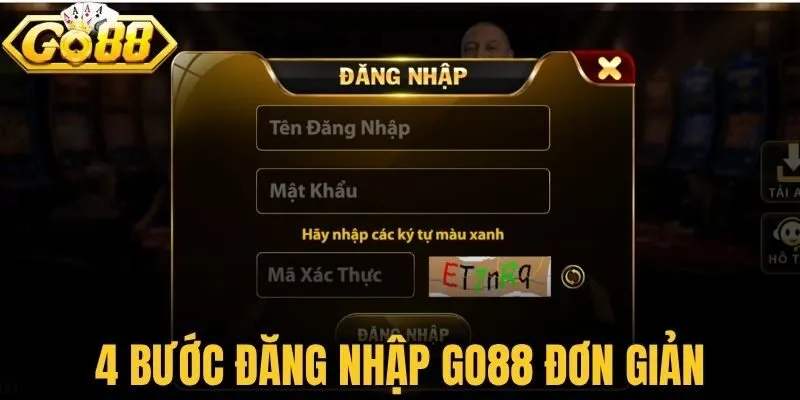 4 bước đăng nhập Go88 đơn giản nhanh chóng