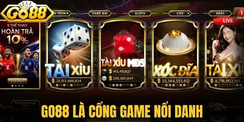 GO88 là cổng game nổi danh